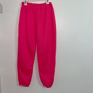 Pretty Little Thing Pink Sweatpants. Size 4.